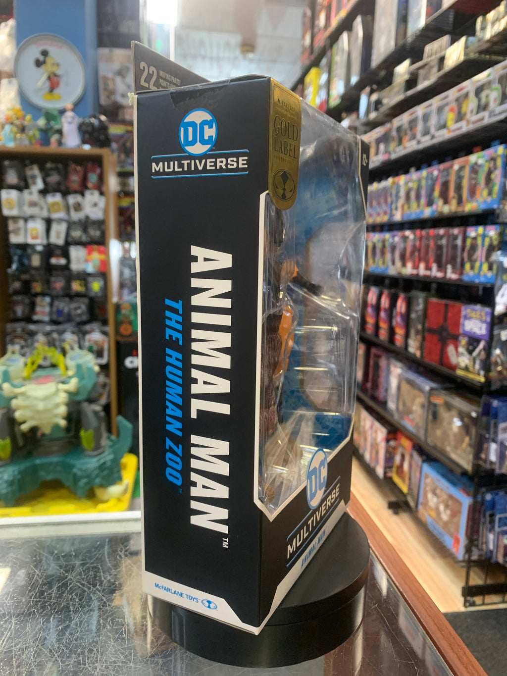 Animal Man -Gold Label- (DC Multiverse, McFarlane) **SEALED** product image 2, provided for visual reference and product