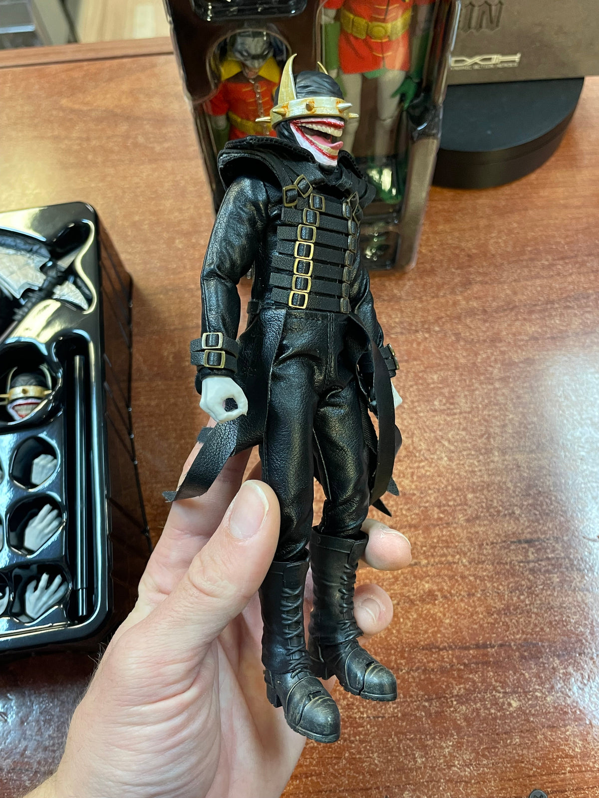Batman Who Laughs & Robin DAH-063DX (Beast Kingdom, DC) COMPLETE product image 9, provided for visual reference and product