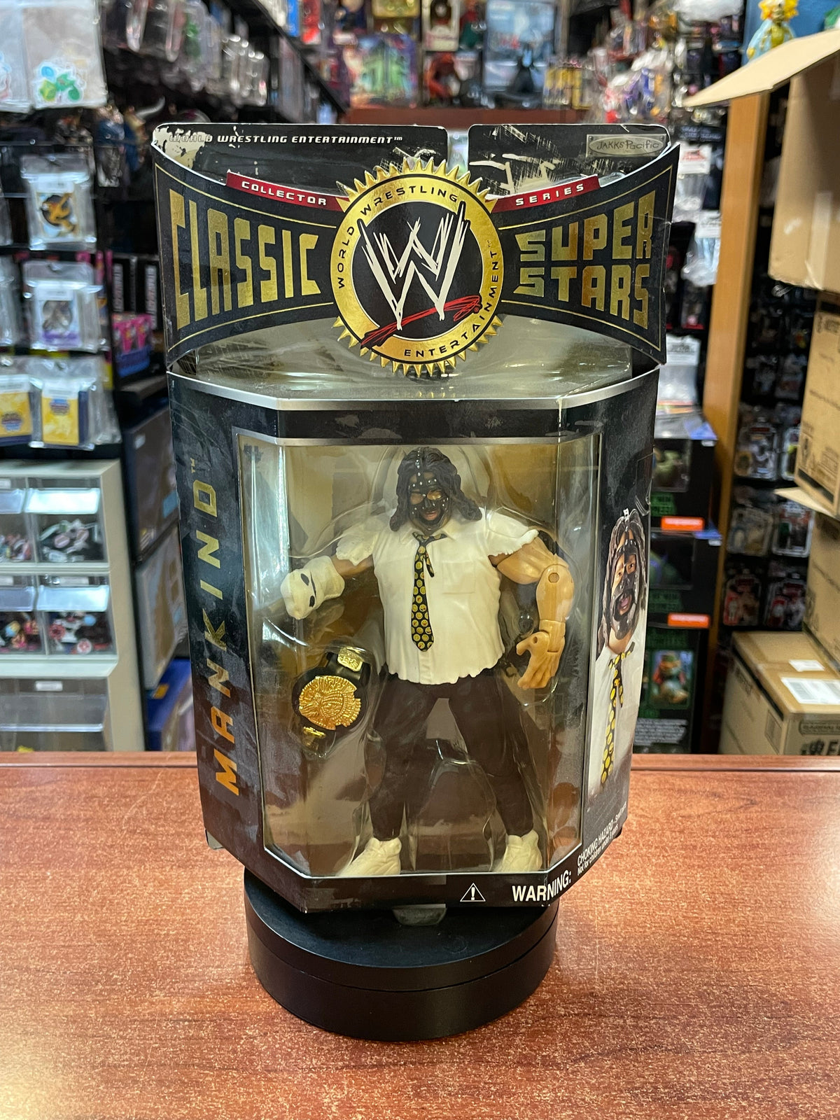 Mankind (WWF Classic Superstars, Jakks) **SEALED** product image 1, provided for visual reference and product detail review
