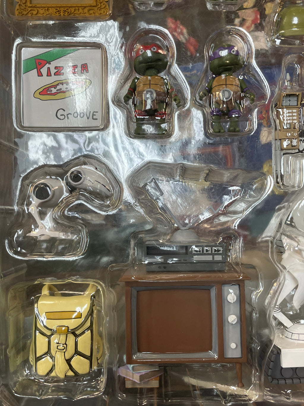 TMNT Baby Turtles Accessory Set (NECA, TMNT Teenage Ninja Turtles) OPEN/COMPLETE product image 7, provided for visual