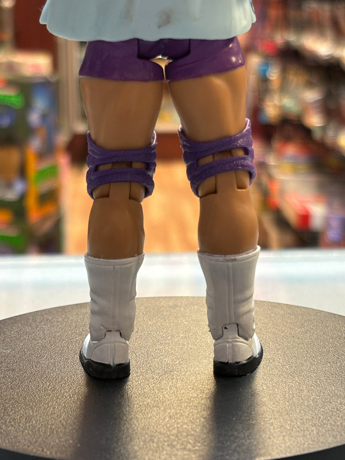 Carlito Purple Trunks & Flocked Hair (WWE Ruthless Aggression, Jakks Pacific) product image 10, provided for visual