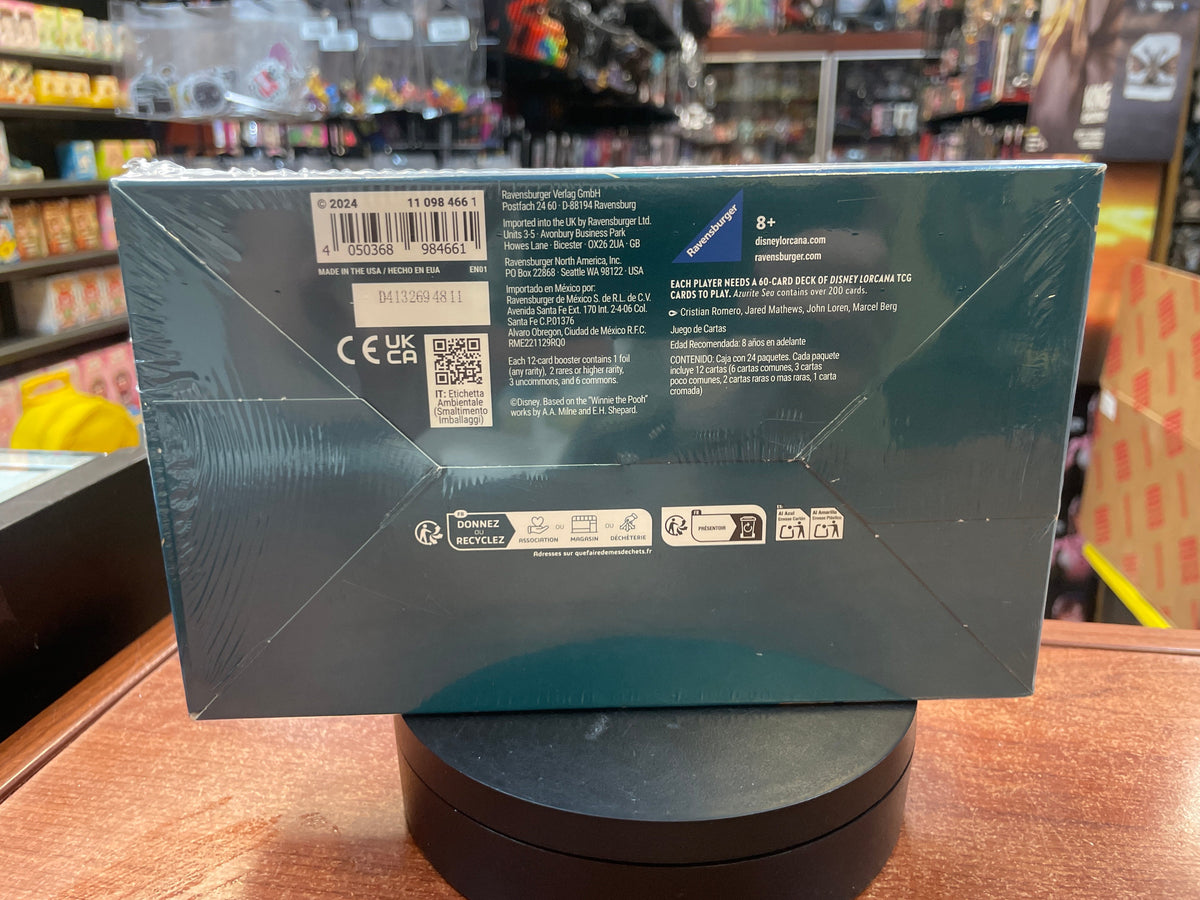 Azurite Sea Booster Box (Disney Lorcana, Ravensburger) **SEALED** product image 3, provided for visual reference and product