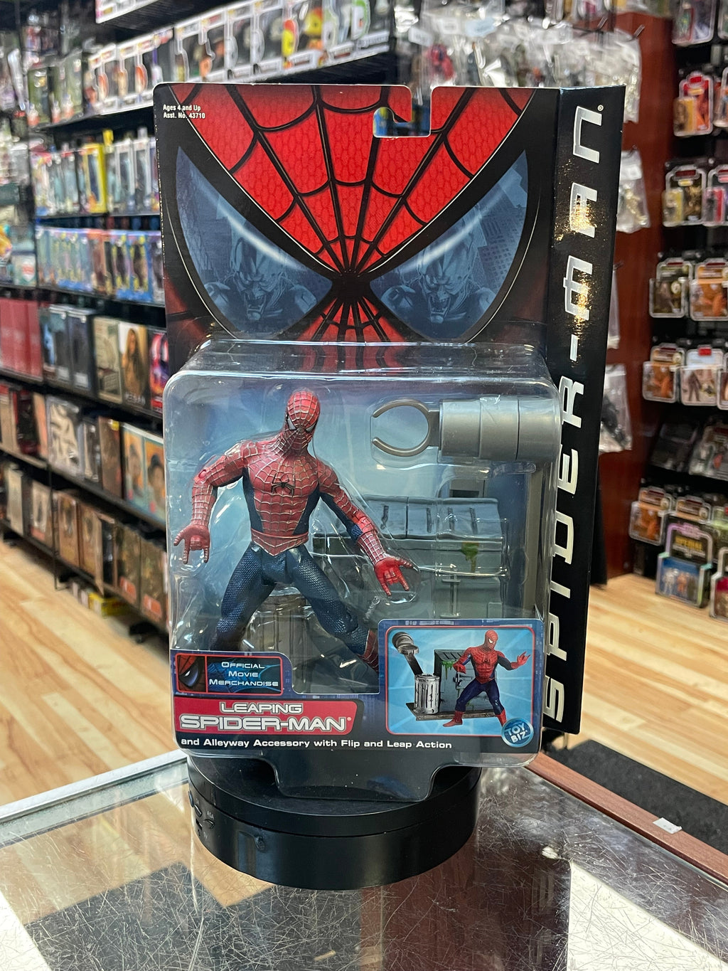 Leaping Spider-Man Series 2 (Vintage Spider-Man, Toy Biz) SEALED product image 1, provided for visual reference and product