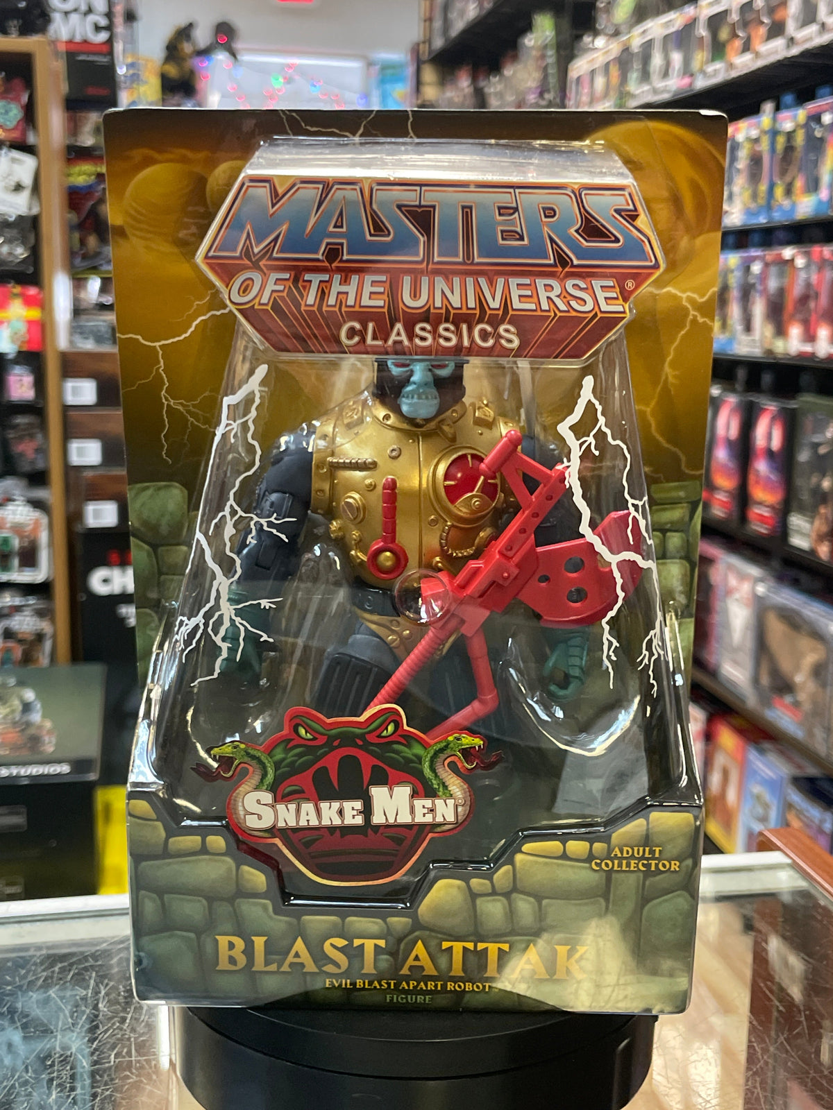 Blast Attak (MOTU Classics, Masters Of The Universe, Mattel) **SEALED** product image 1, provided for visual reference and