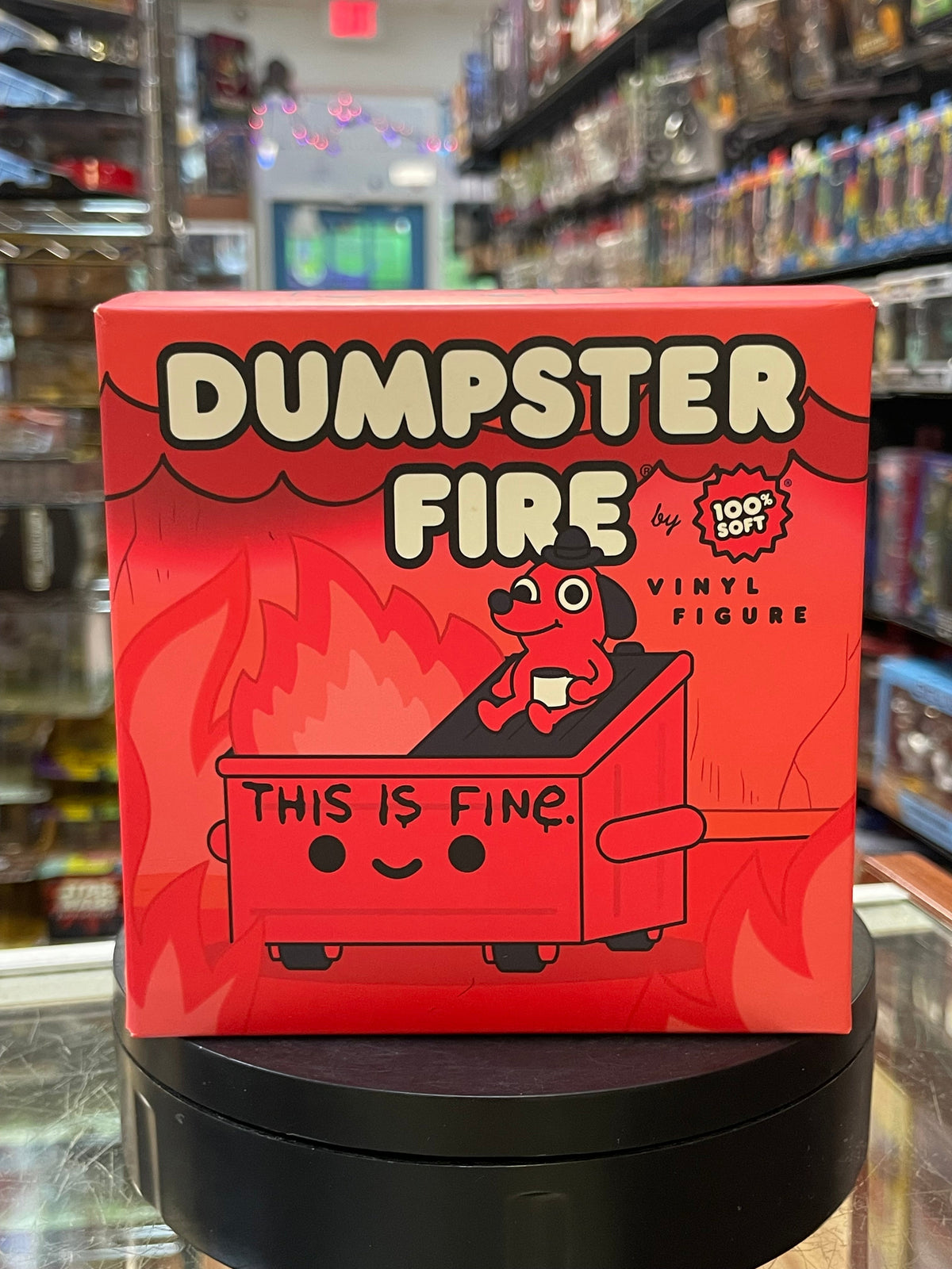 This is Fine Red GITD (Dumpster Fire, 100% Soft) NEW product image 6, provided for visual reference and product detail review