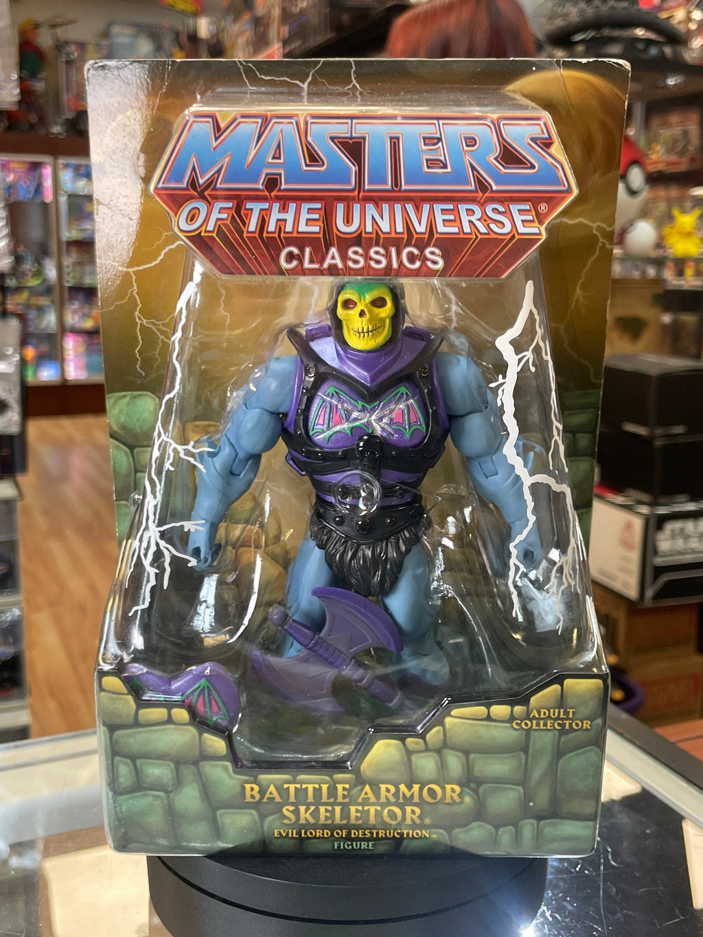 Battle Armor Skeletor (MOTU Classics, Mattel) **SEALED** product image 1, provided for visual reference and product detail
