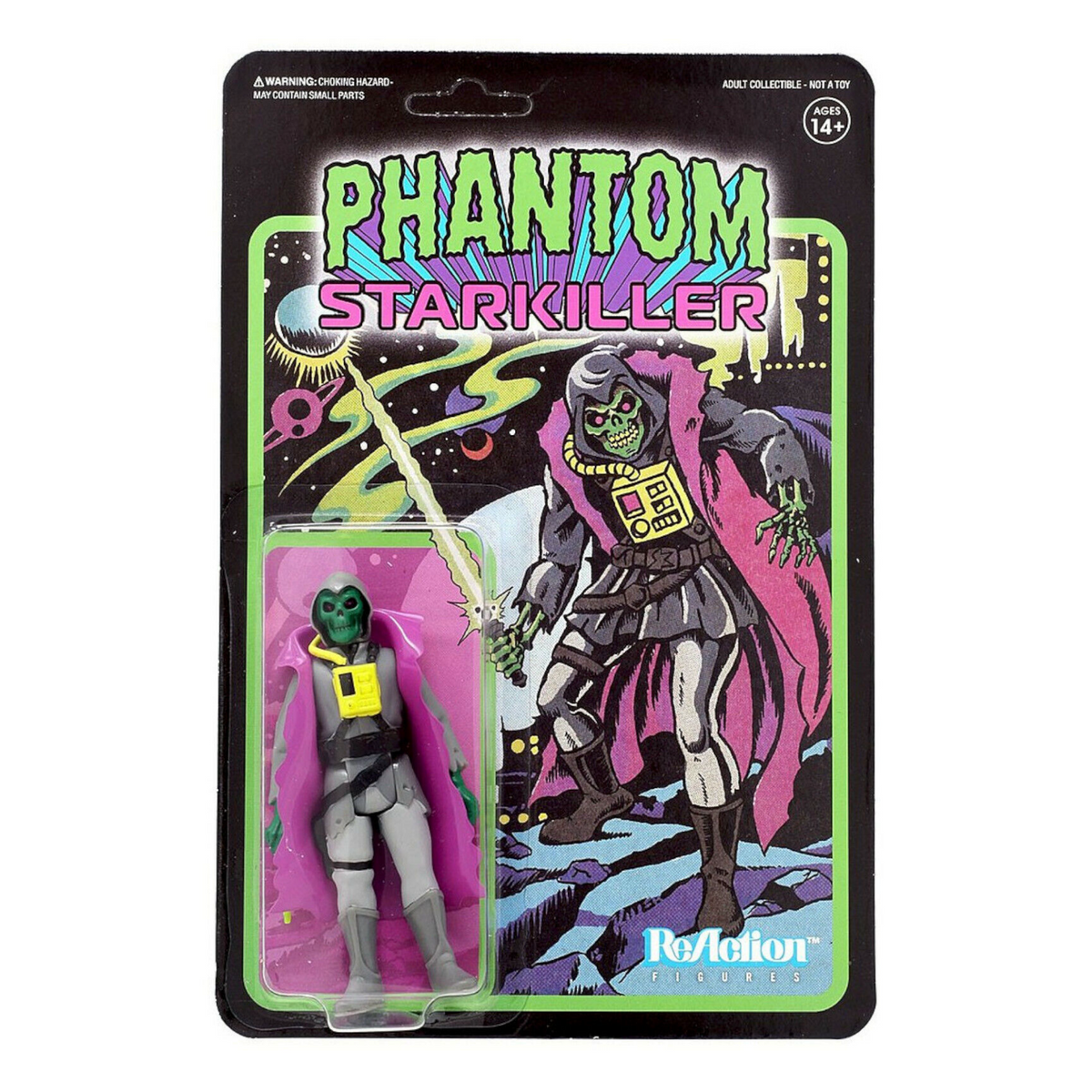 Phantom Starkiller Grey Ghoul Warrior SDCC 2019 (Super7 ReAction, Killer Bootlegs) product image 1, provided for visual