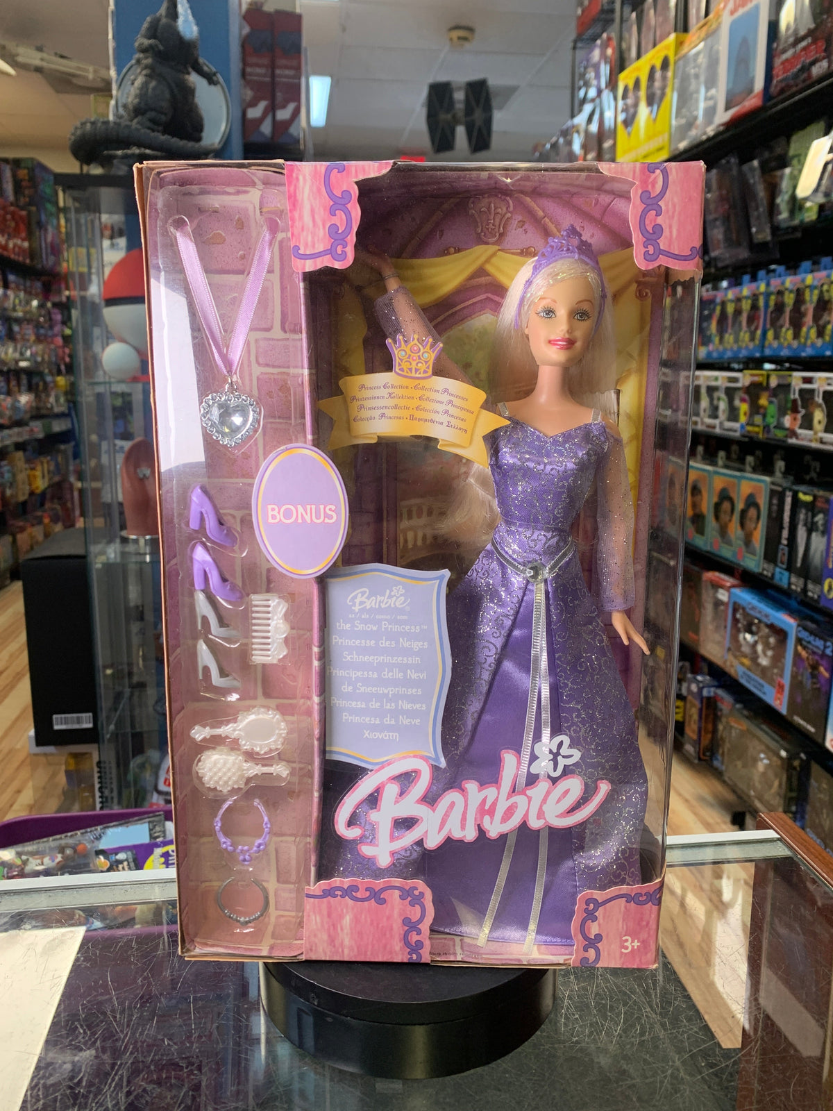 The Snow Princess Barbie G8436 (Mattel, Barbie) **SEALED** product image 2, provided for visual reference and product detail