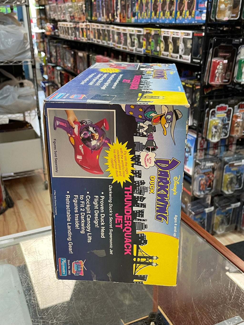 Thunderquack Jet (Disney Darkwing Duck, Playmates) **SEALED** product image 6, provided for visual reference and product