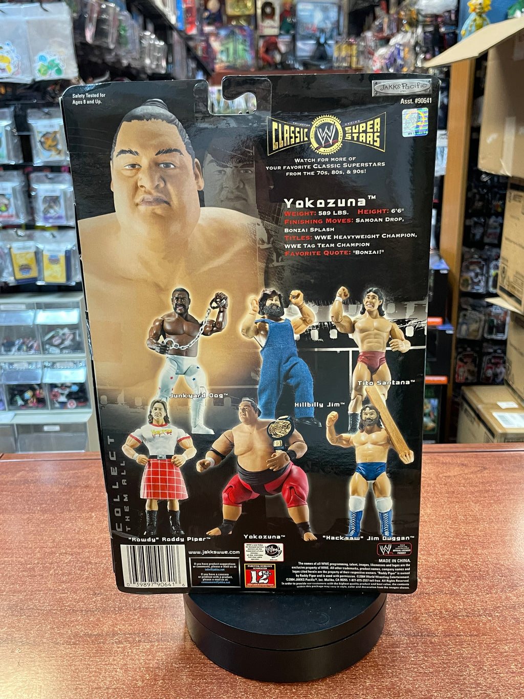 Yokozuna (WWF Classic Superstars, Jakks) **SEALED** product image 2, provided for visual reference and product detail review