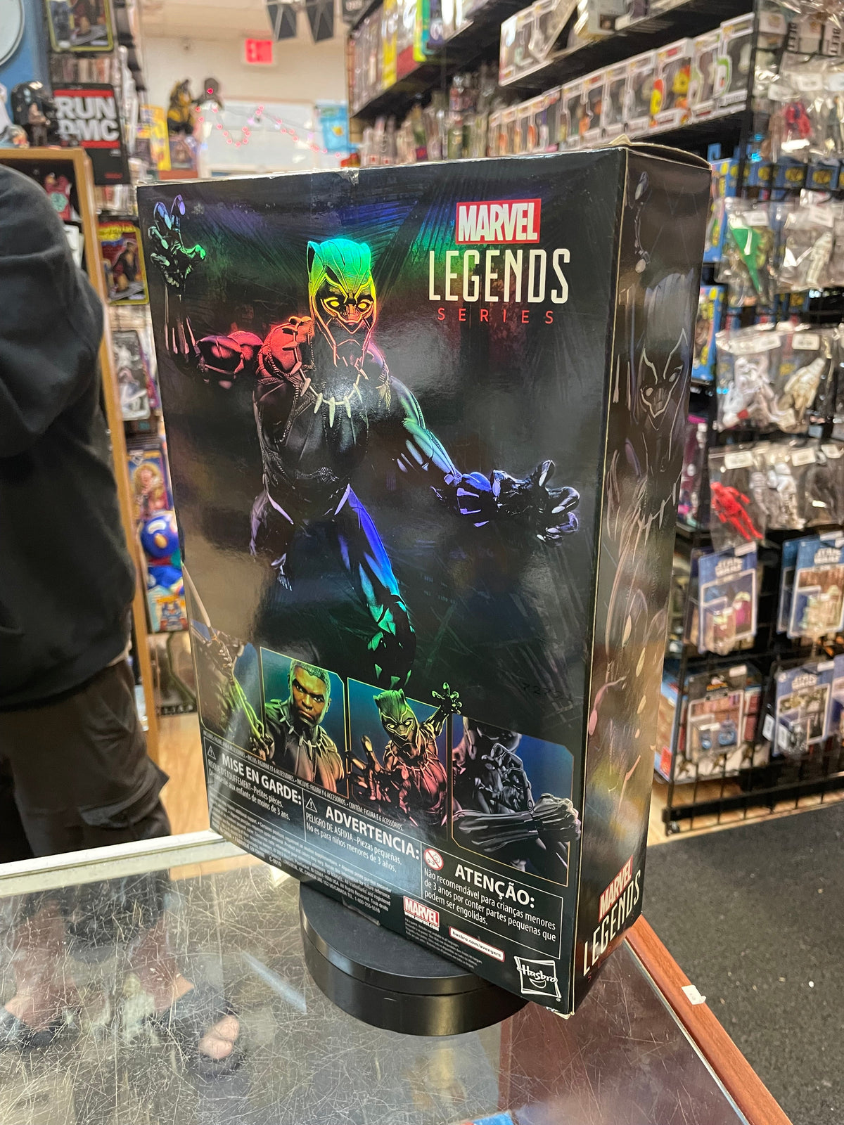 Black Panther -Deluxe 12"- (Marvel Legends, Hasbro) **COMPLETE** product image 8, provided for visual reference and product