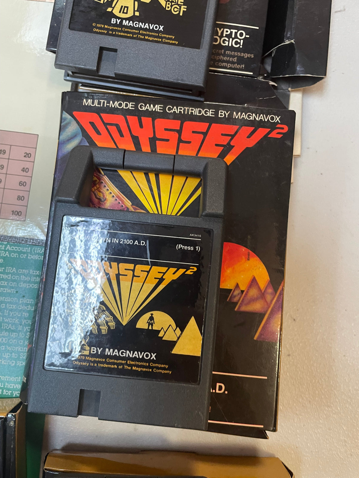 Odyssey 2 with Box & Games (Magnavox, Vintage Video Games) product image 25, provided for visual reference and product