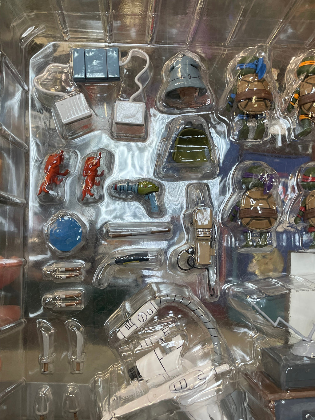 TMNT Baby Turtles Accessory Set (NECA, TMNT Teenage Ninja Turtles) OPEN/COMPLETE product image 15, provided for visual