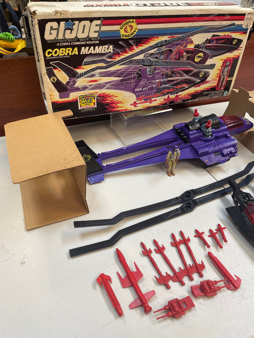 Mamba with Box (Vintage GI Joe, Hasbro) **COMPLETE** product image 4, provided for visual reference and product detail review