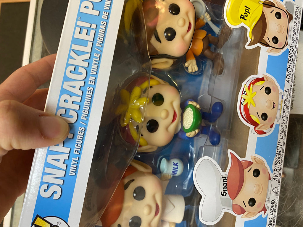 Snap Crack Pop Rice Krispies 3 Pack (Funko Pop, Ad Icons) EXCLUSIVE product image 5, provided for visual reference and