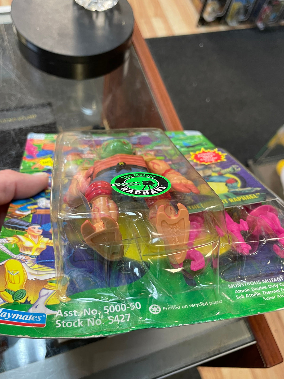 The Mutant Raphael (Vintage TMNT Ninja Turtles, Playmates) SEALED product image 9, provided for visual reference and product