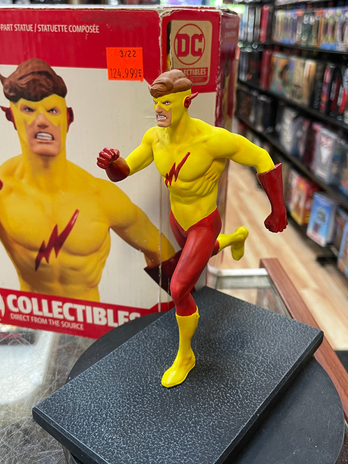 Kid Flash 6” Statue (DC Collectibles, DC Direct, The New Teen Titans) COMPLETE product image 4, provided for visual