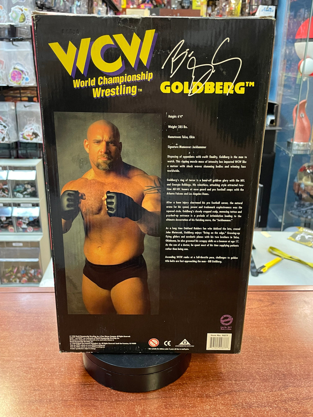 Bill Goldberg 12" Posable Figure (Vintage WCW WWF, OSFTM) Open Box product image 3, provided for visual reference and