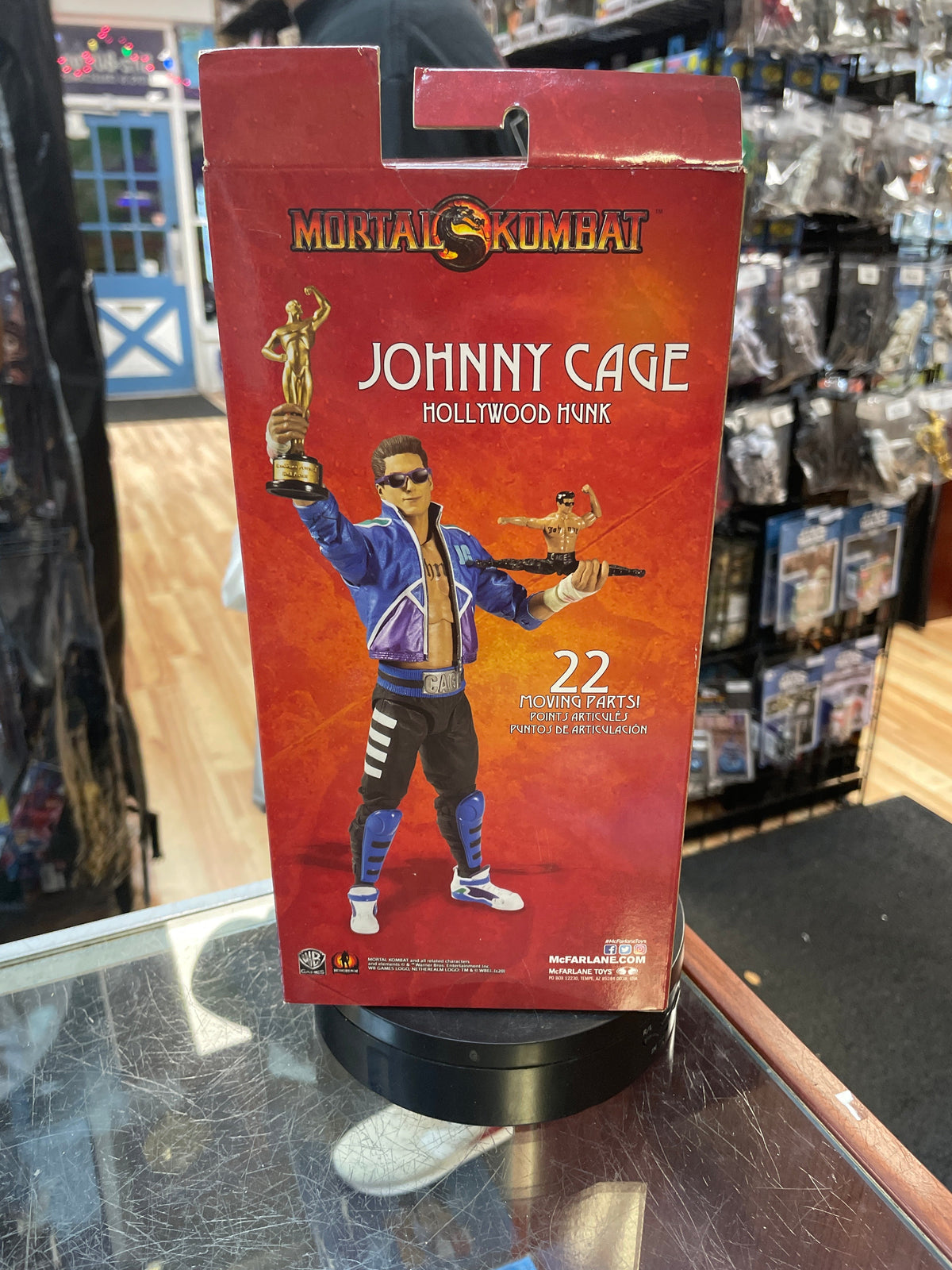 Johnny Cage (Mortal Kombat, McFarlane Toys) **SEALED** product image 2, provided for visual reference and product detail