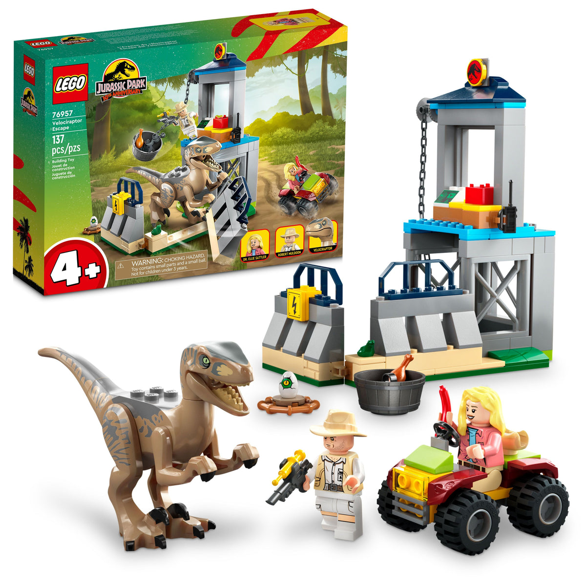 76957 Velociraptor Escape product image 1, provided for visual reference and product detail review