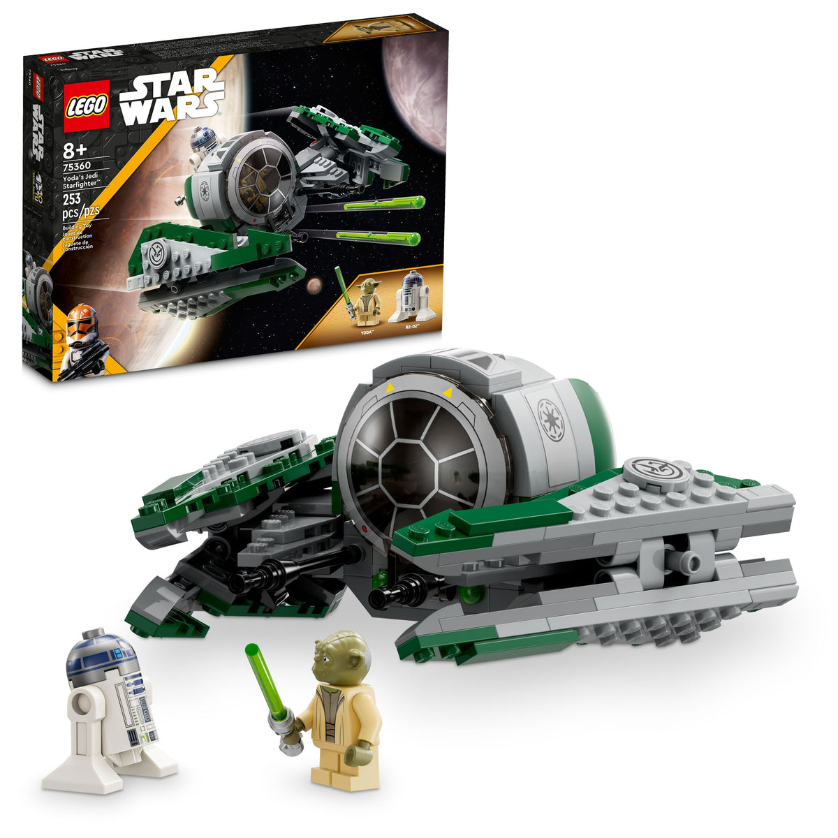 75360 Yoda’s Jedi Starfighter™ (Retired) (New Sealed) product image 1, provided for visual reference and product detail
