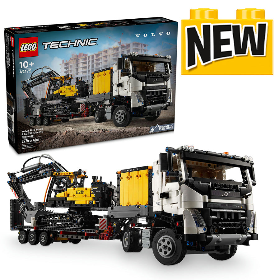 42175 LEGO Technic: Volvo FMX Truck & EC230 Electric Excavator product image 1, provided for visual reference and product
