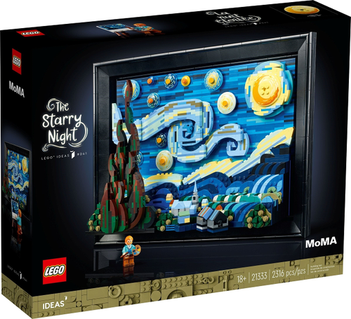 21333 LEGO Ideas: The Starry Night (Vincent van Gogh) product image 1, provided for visual reference and product detail