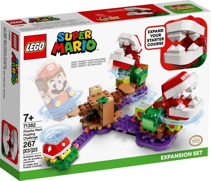 71382 LEGO Super Mario: Piranha Plant Puzzling Challenge - Expansion Set (Retired) (Certified Complete) product image 1,