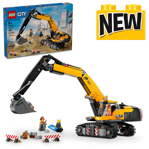 60420 LEGO City: Yellow Construction Excavator product image 1, provided for visual reference and product detail review