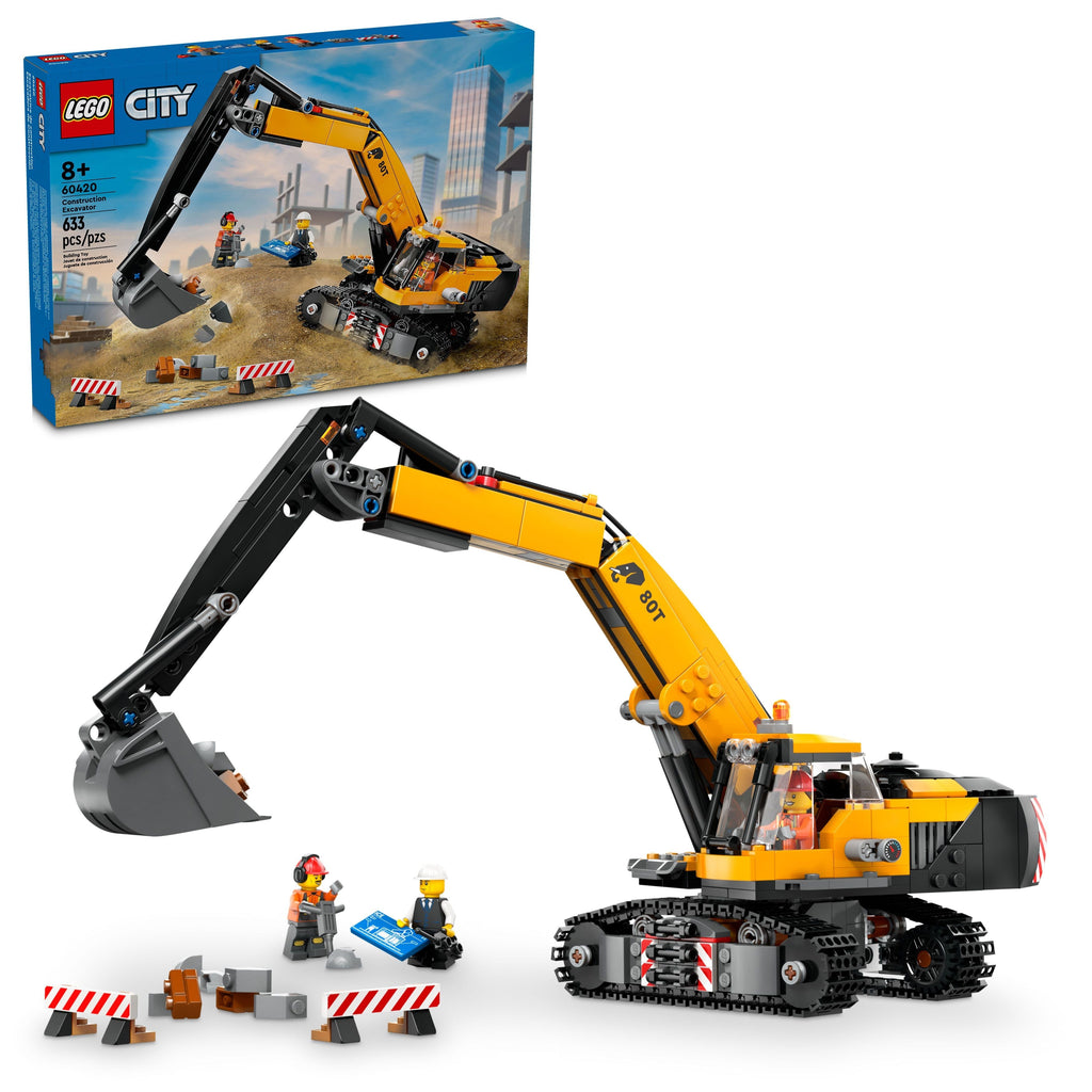 60420 LEGO City: Yellow Construction Excavator product image 2, provided for visual reference and product detail review