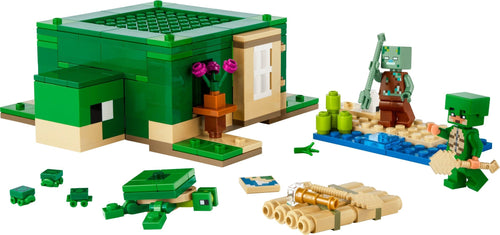 21254 LEGO Minecraft: The Turtle Beach House (Certified Complete) product image 2, provided for visual reference and product
