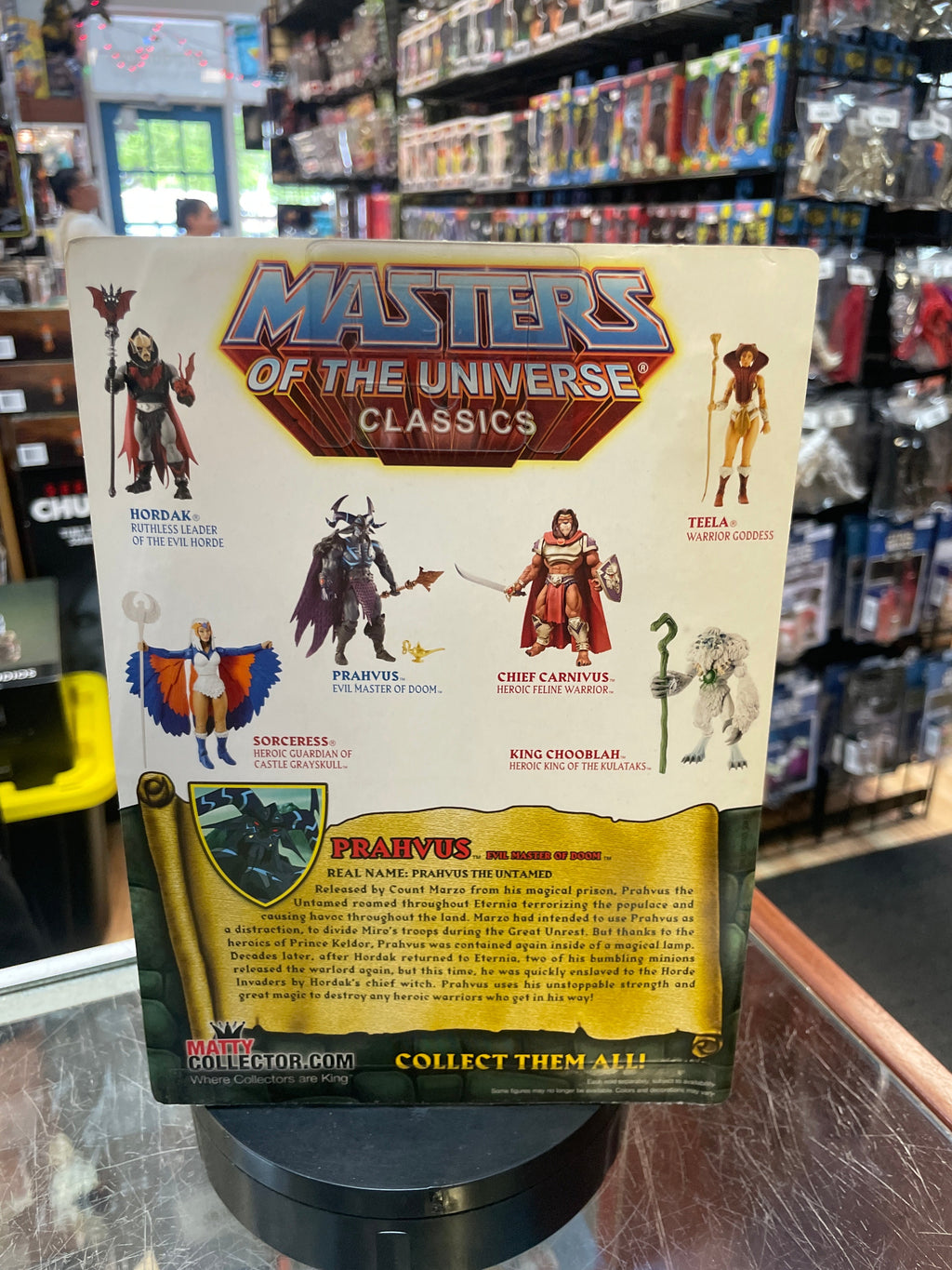Prahvus (MOTU Classics, Masters Of The Universe, Mattel) **SEALED** product image 3, provided for visual reference and