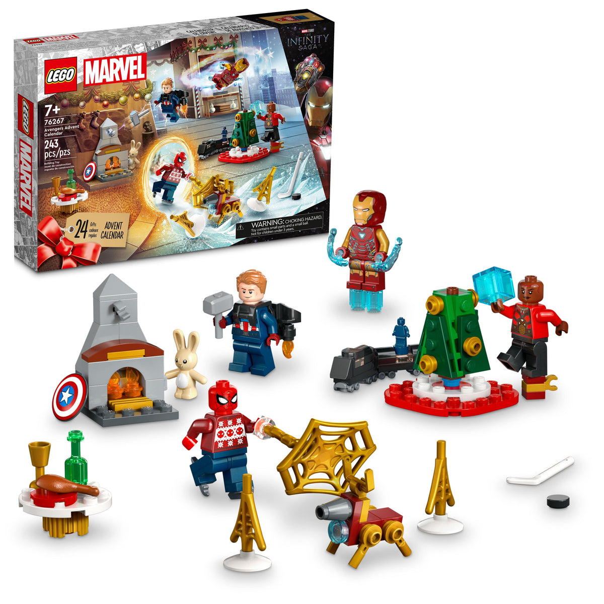 76267 LEGO® Marvel Avengers Advent Calendar product image 1, provided for visual reference and product detail review