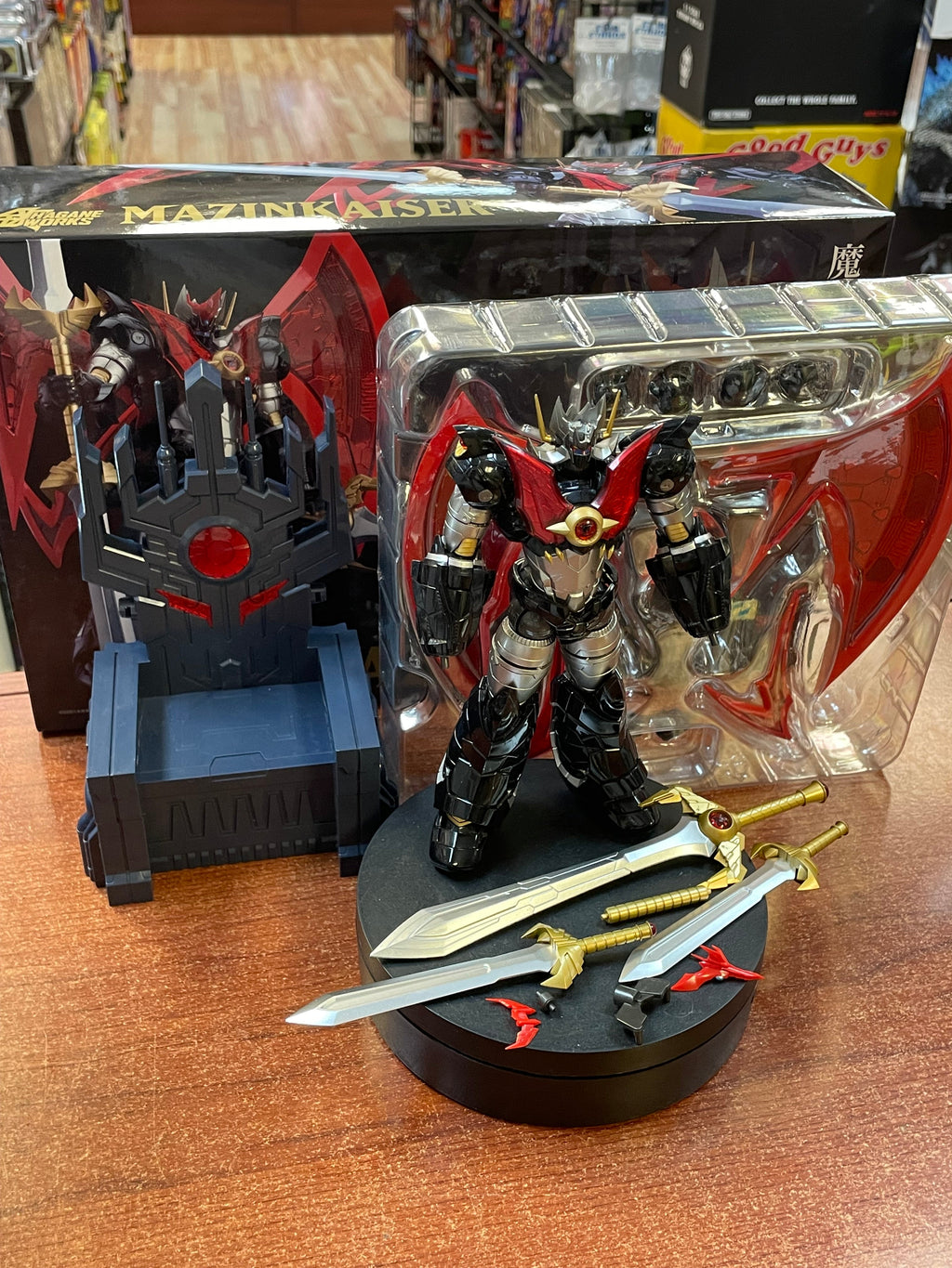 Mazinkaizer With Throne (Goodsmile Company Hagane Works, Sentinel) OPEN BOX product image 3, provided for visual reference