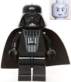 SW0004a Darth Vader (Light Bluish Gray Head) product image 1, provided for visual reference and product detail review