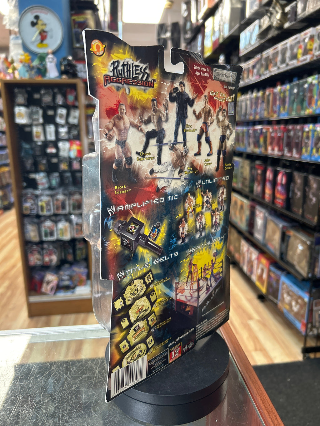 Brock Lesnar -Ruthless Aggression- (Vintage WWE, Jakks) **SEALED** product image 4, provided for visual reference and