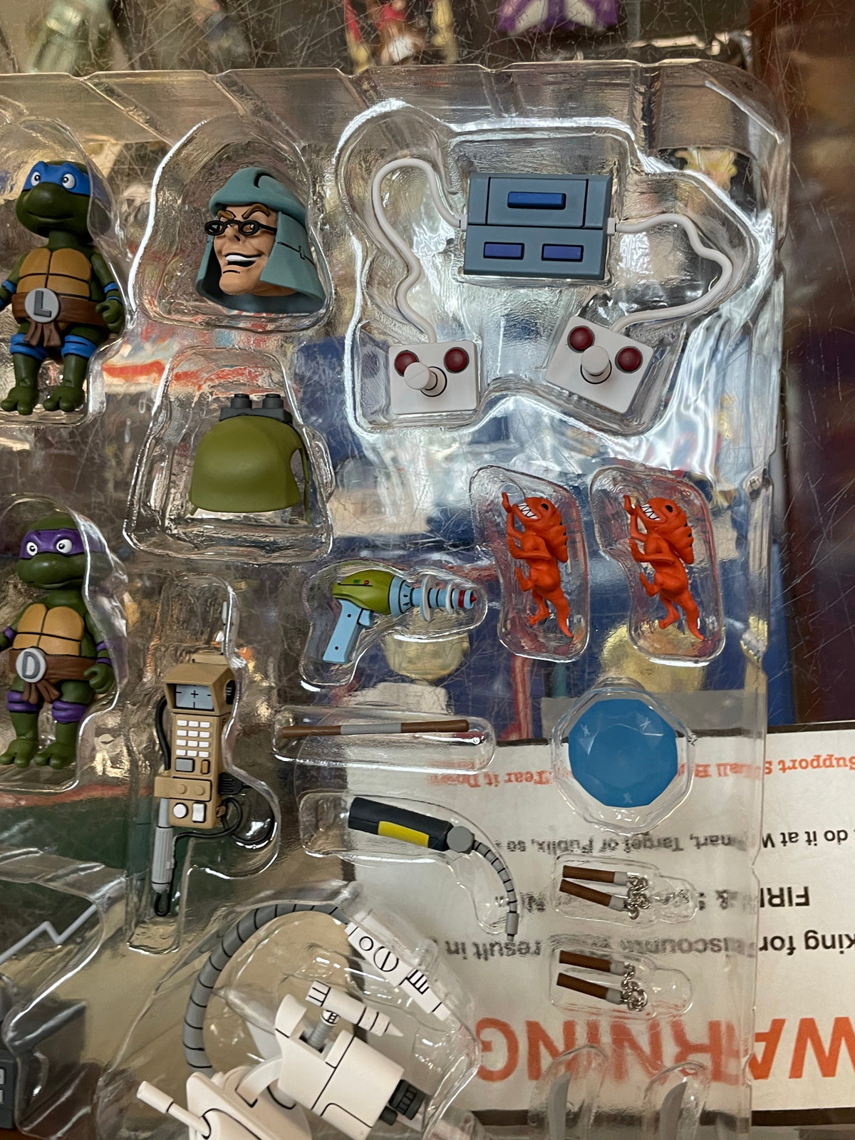 TMNT Baby Turtles Accessory Set (NECA, TMNT Teenage Ninja Turtles) OPEN/COMPLETE product image 11, provided for visual