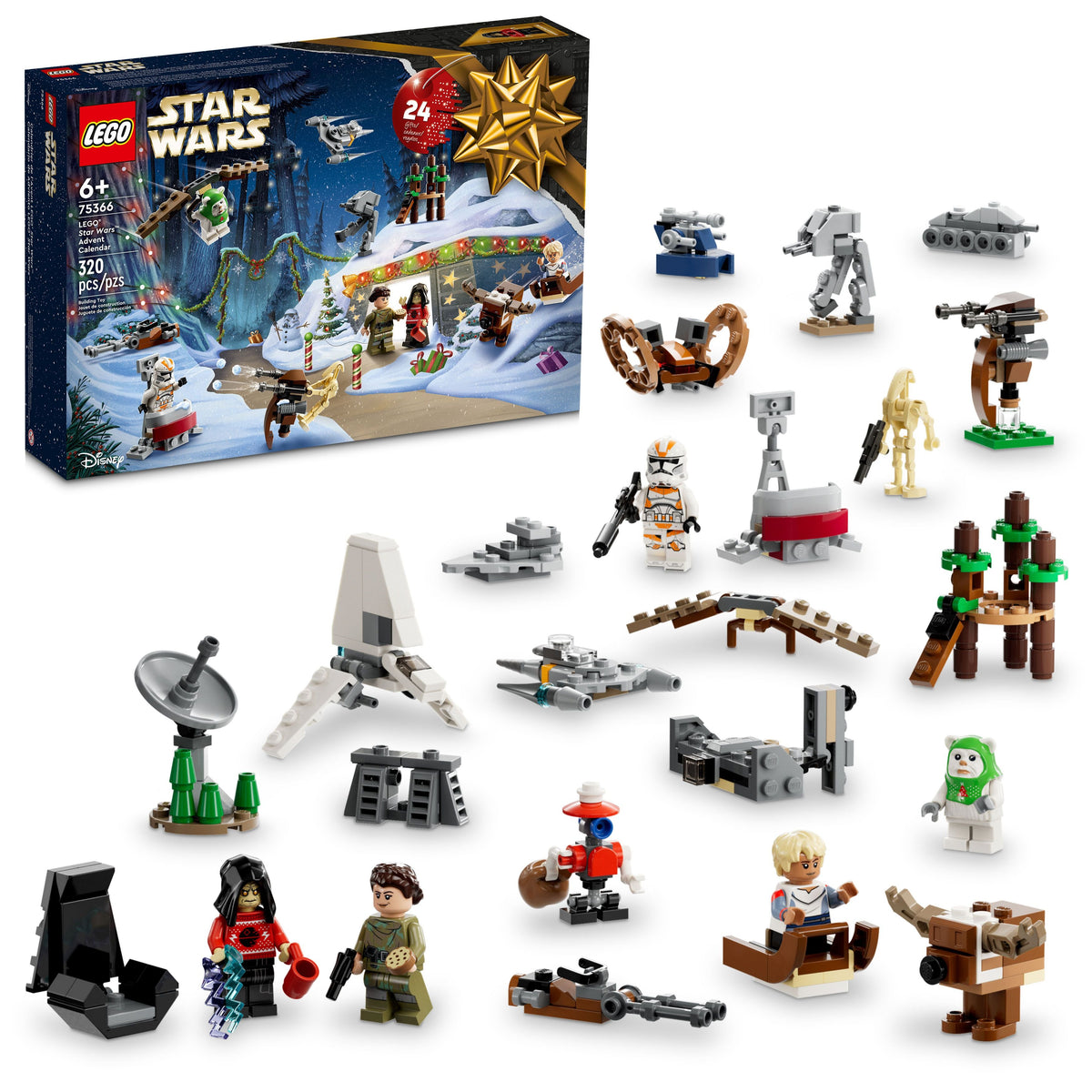 75366 LEGO® Star Wars™ Advent Calendar product image 1, provided for visual reference and product detail review