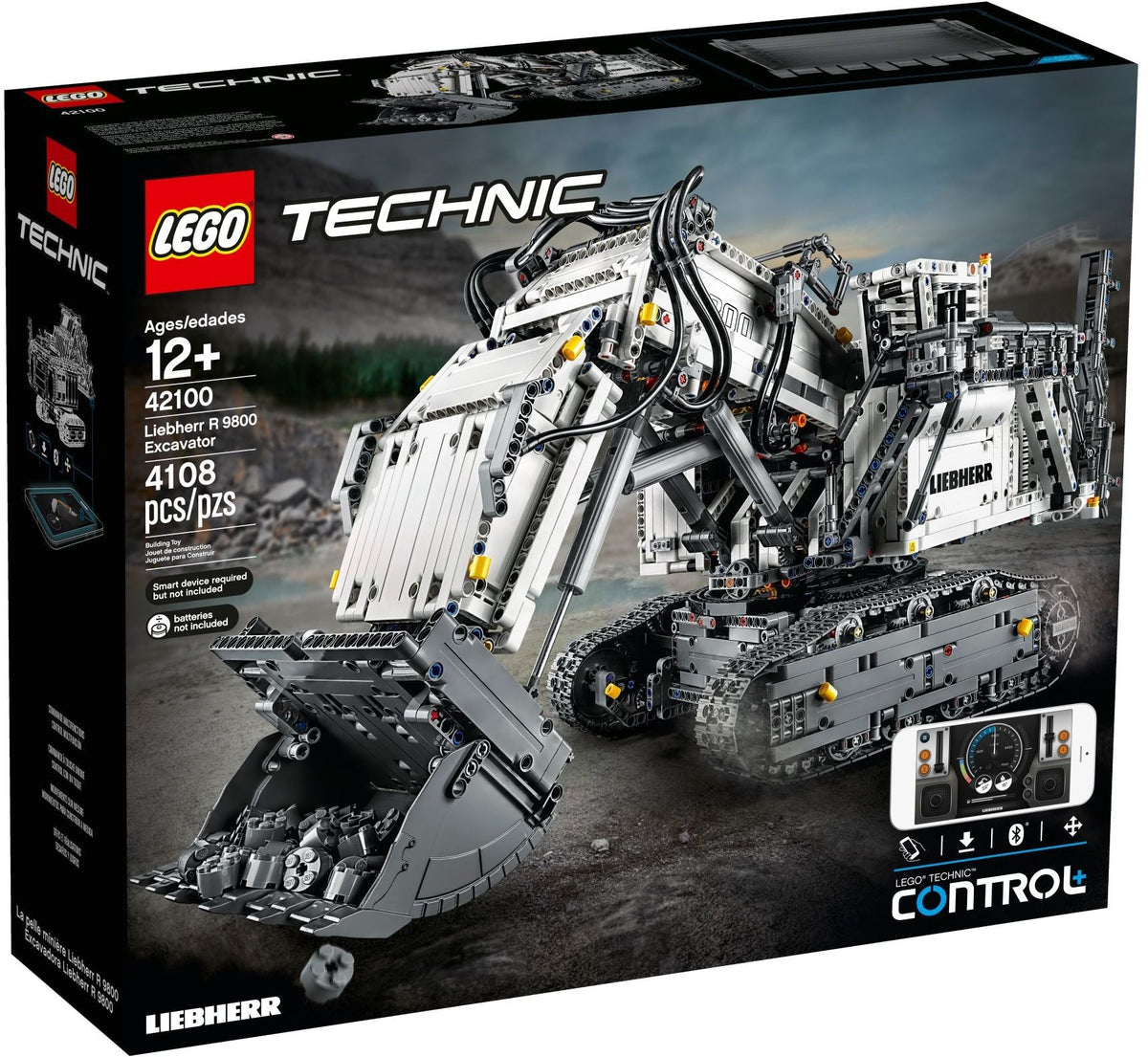 42100 LEGO Technic Liebherr R 9800 (Retired) (Certified Complete) product image 1, provided for visual reference and product