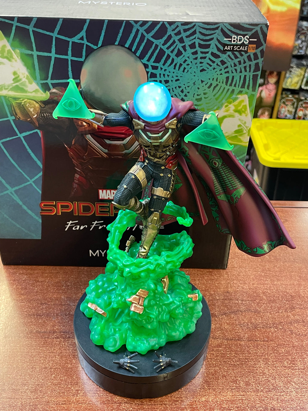 Mysterio BDS Art Scale 1/10 (Marvel Spider-Man Far From Home, Iron Studios) COMPLETE product image 2, provided for visual