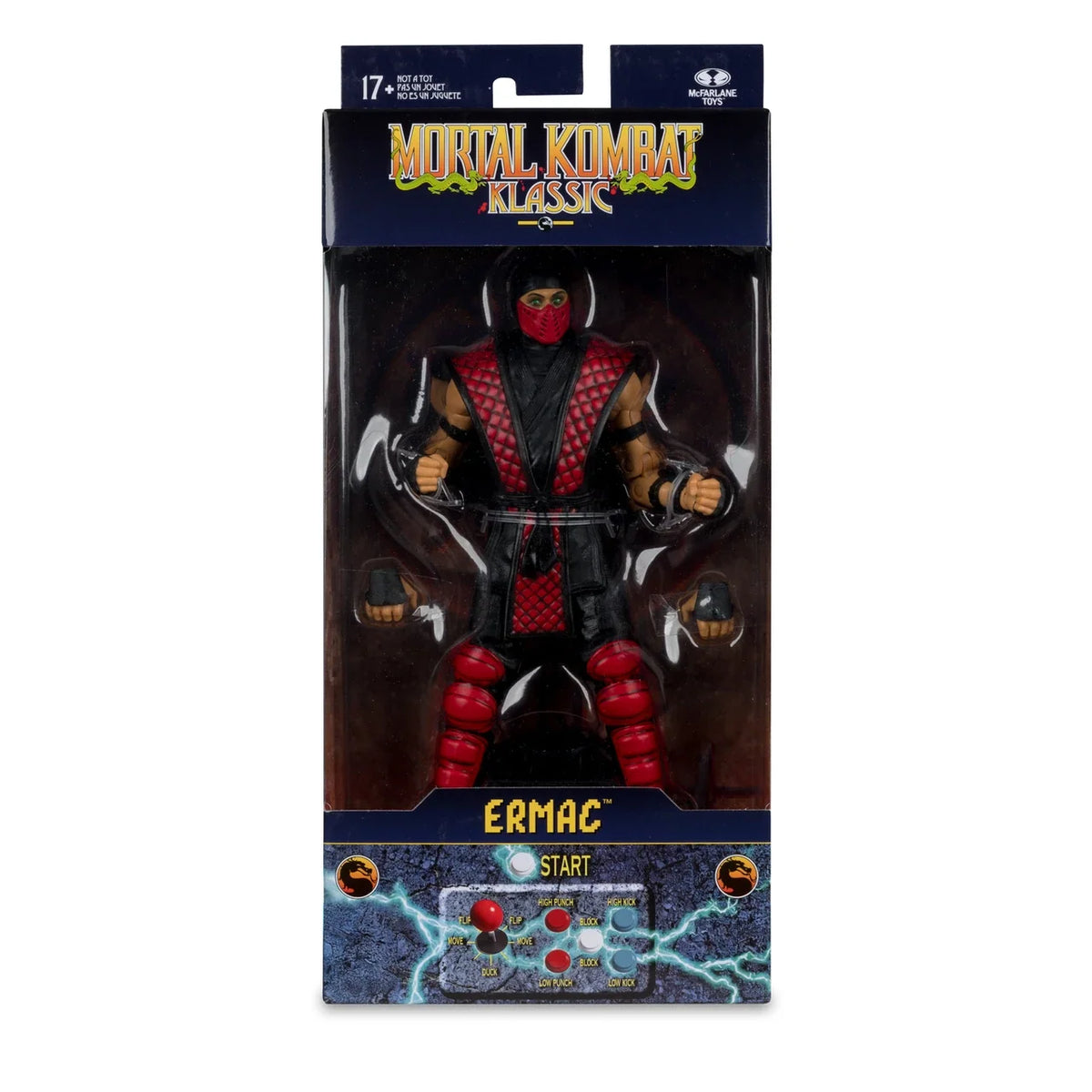 Ermac (McFarlane, Mortal Kombat Klassic) SEALED product image 1, provided for visual reference and product detail review