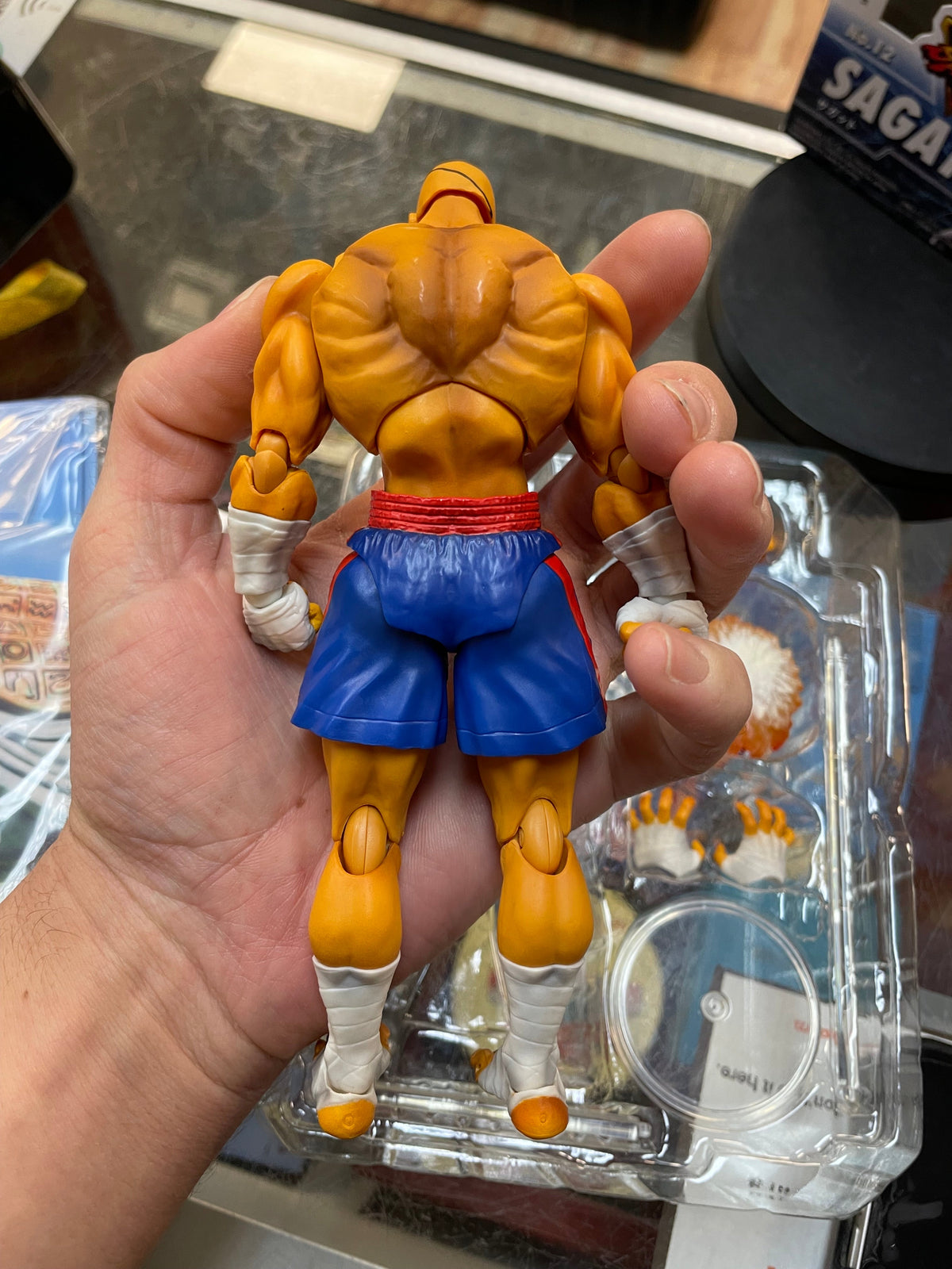Sagat No.12 (Street Fighter, Bandai SH Figuarts) COMPLETE product image 9, provided for visual reference and product detail