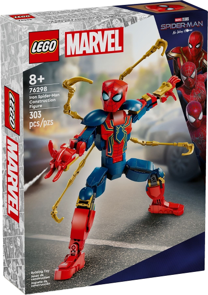 76298 Iron Spider-Man Construction Figure (Certified Complete) product image 1, provided for visual reference and product
