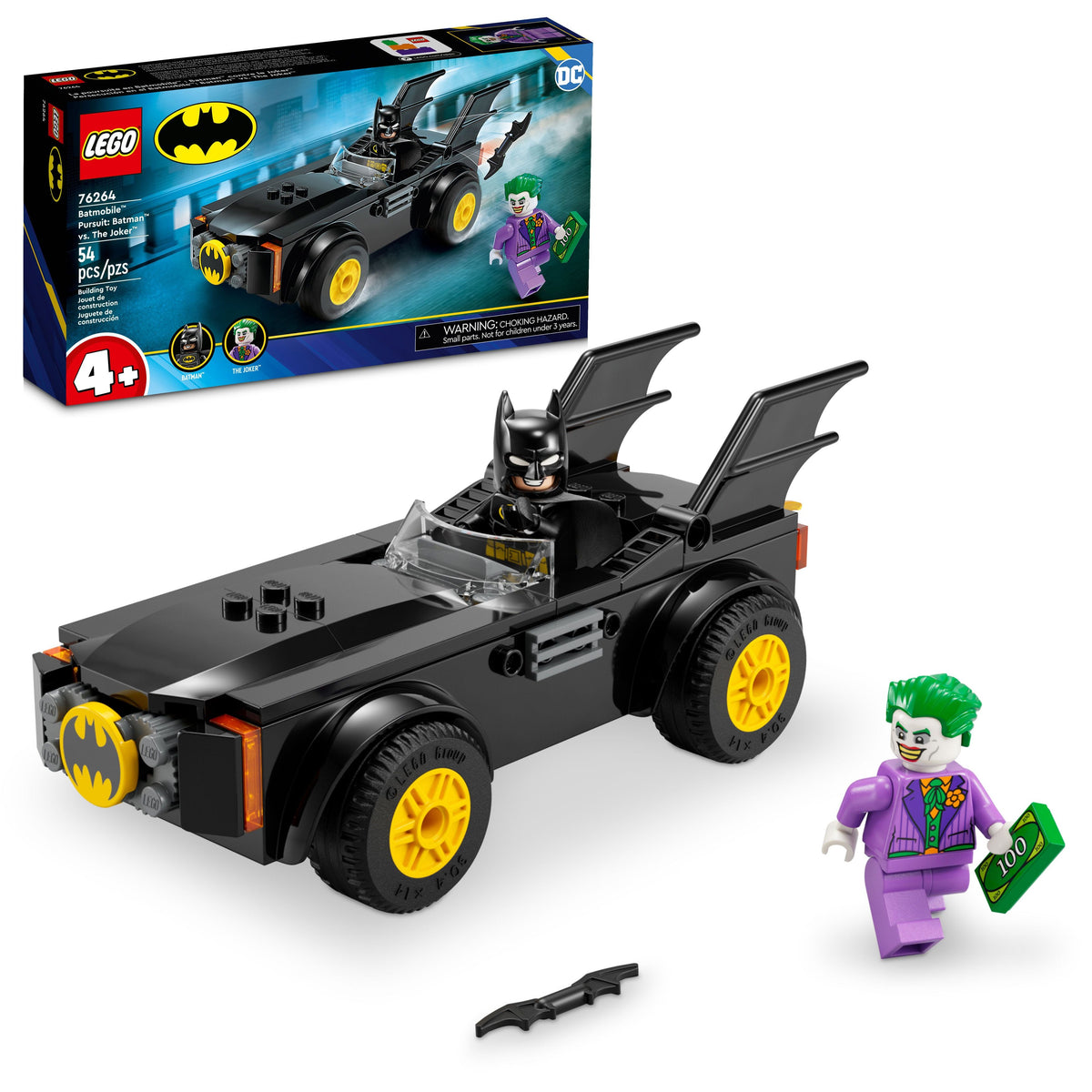 76264 Batmobile™ Pursuit: Batman™ vs. The Joker™ product image 1, provided for visual reference and product detail review