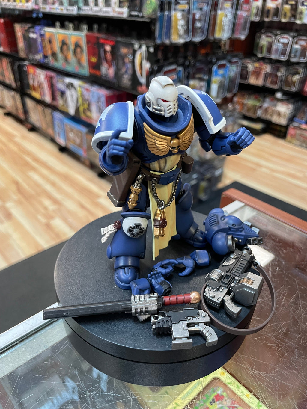 Ultramarines Sternguard Veteran (Warhammer 40K, Joytoy) **COMPLETE** product image 3, provided for visual reference and