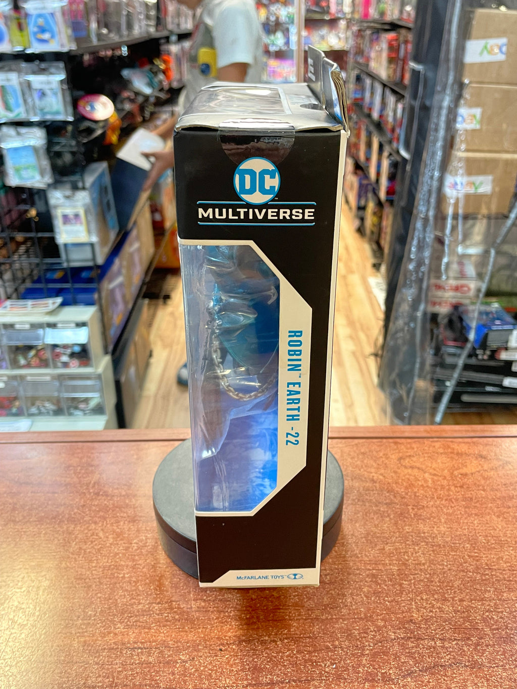 Robin Earth-22 BAF Merciless (DC Multiverse, McFarlane) SEALED product image 2, provided for visual reference and product