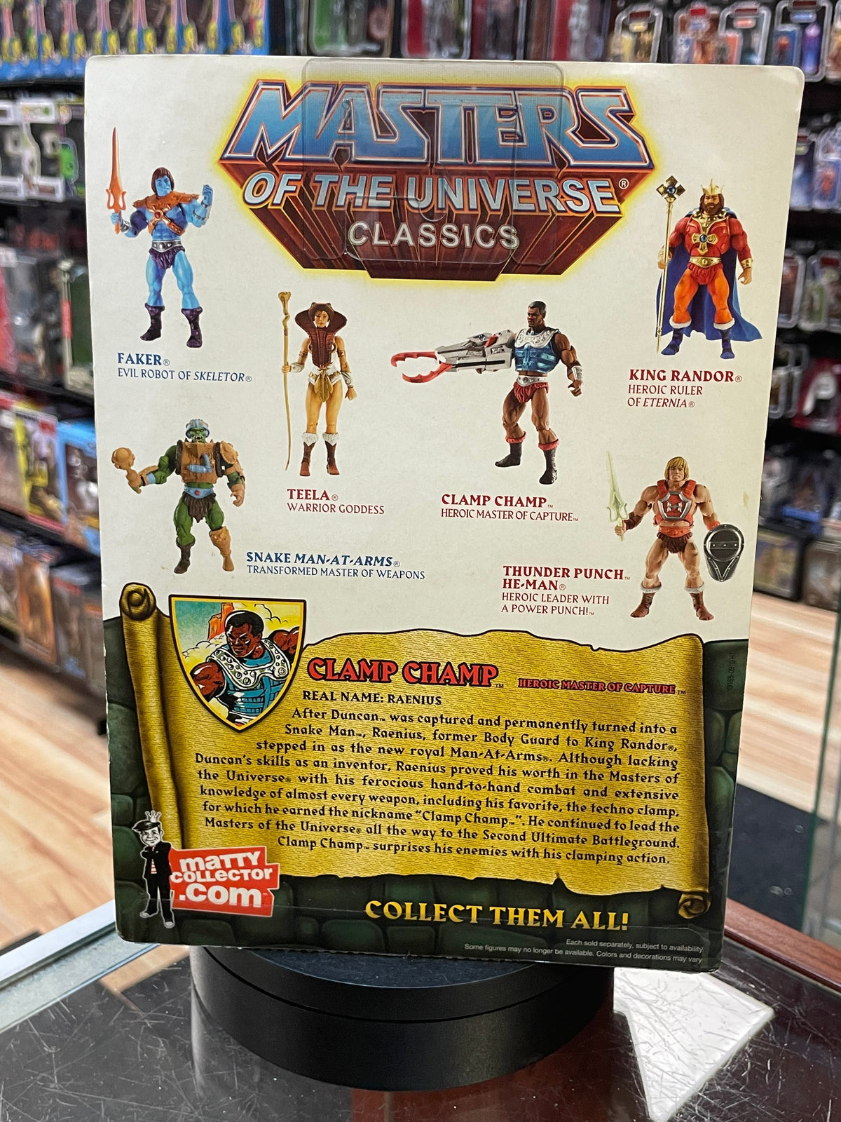 Clamp Champ (MOTU Classics, Mattel) **SEALED** product image 3, provided for visual reference and product detail review
