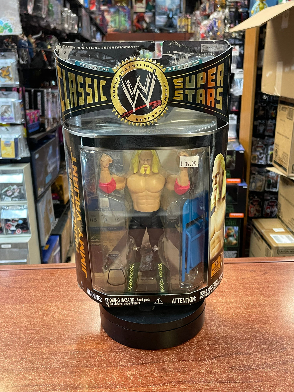 Handsome Jimmy Valiant (WWF Classic Superstars, Jakks) **SEALED** product image 1, provided for visual reference and product