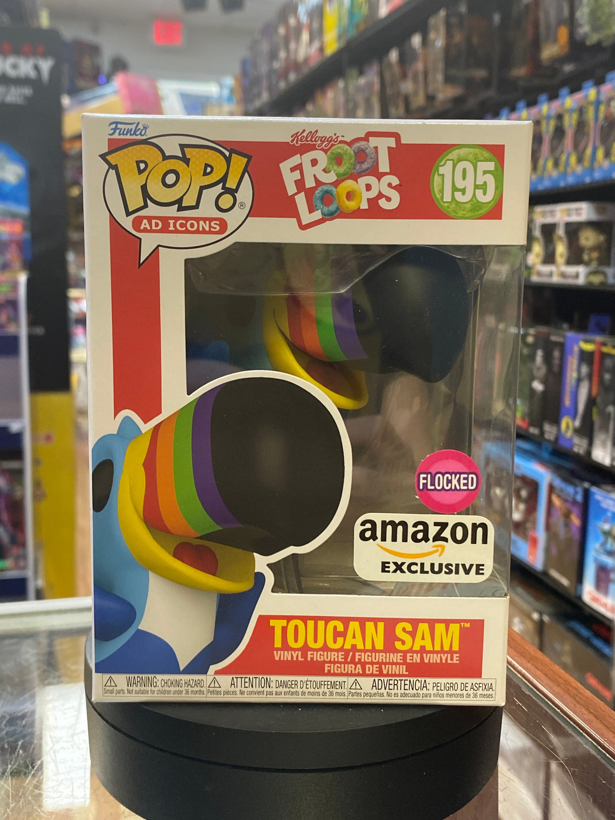Toucan Sam #195 (Funko Pop, Froot Loops) product image 1, provided for visual reference and product detail review