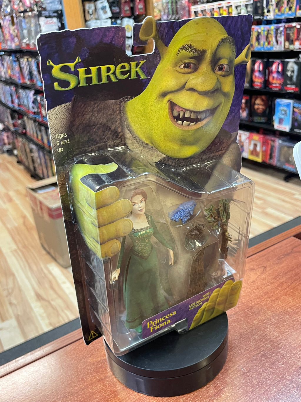 Leg Kicking Fiona 9491 (Vintage Shrek, McFarlane Toys) **SEALED** product image 3, provided for visual reference and product